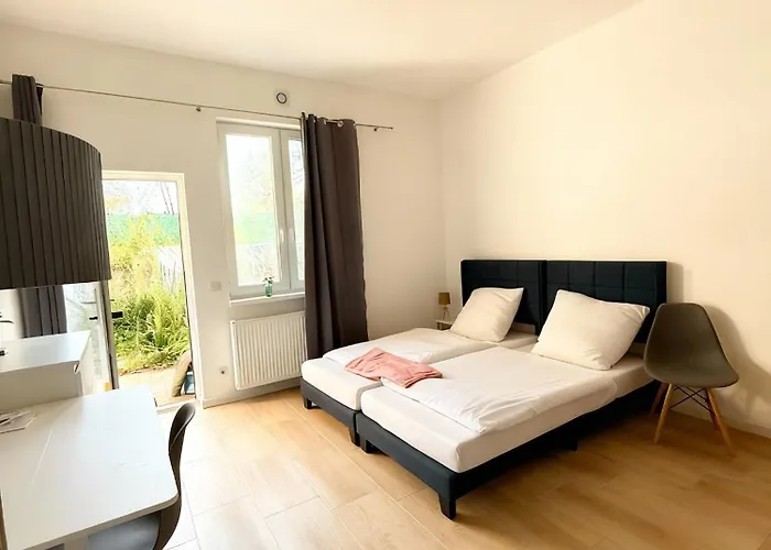 Loft Am Kurpark, Naehe Kurpark, Gop, Balitherme, Mit Waschmaschine U Kueche באד אויינהאוזן